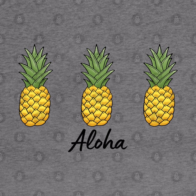 Aloha Hawaiian Pineapple by Downtown Rose